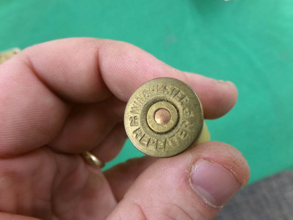WINCHESTER REPEATER 28 GA #4 PAPER SHOT SHELLS 2 PIECE BOX RARE VINTAGE -img-3