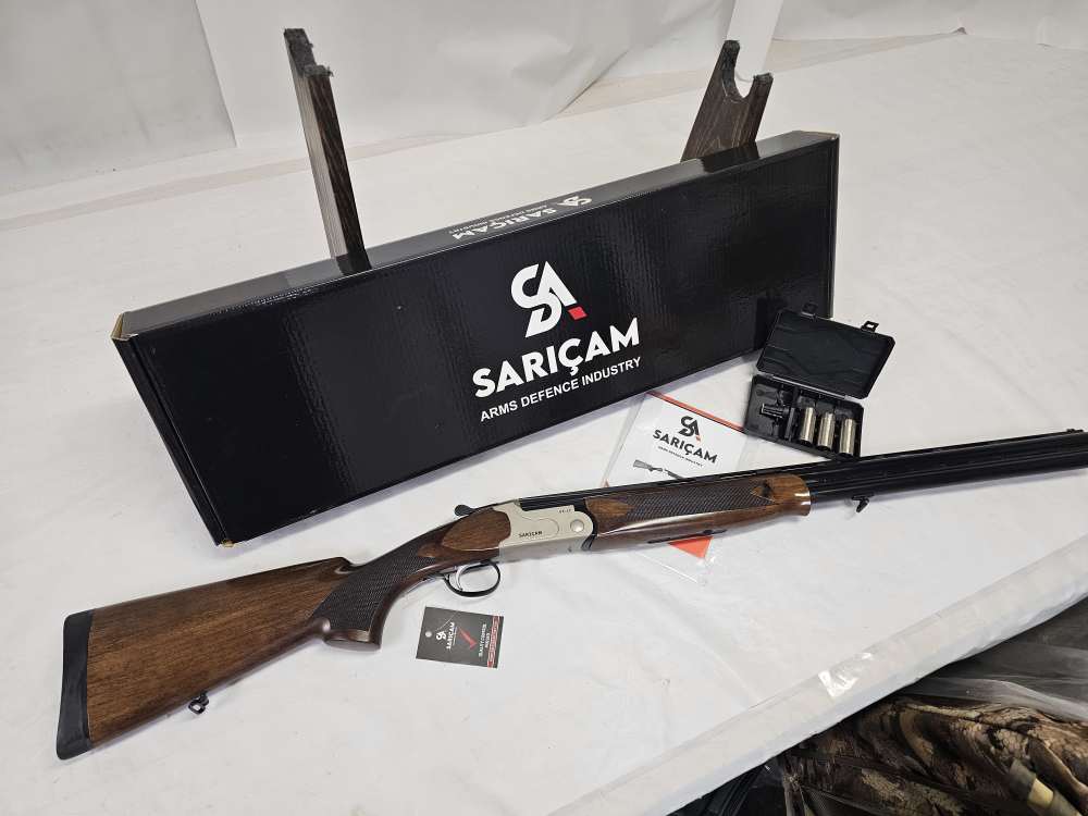 Saricam DB-12 Over Under Shotgun 12GA/28"-img-0