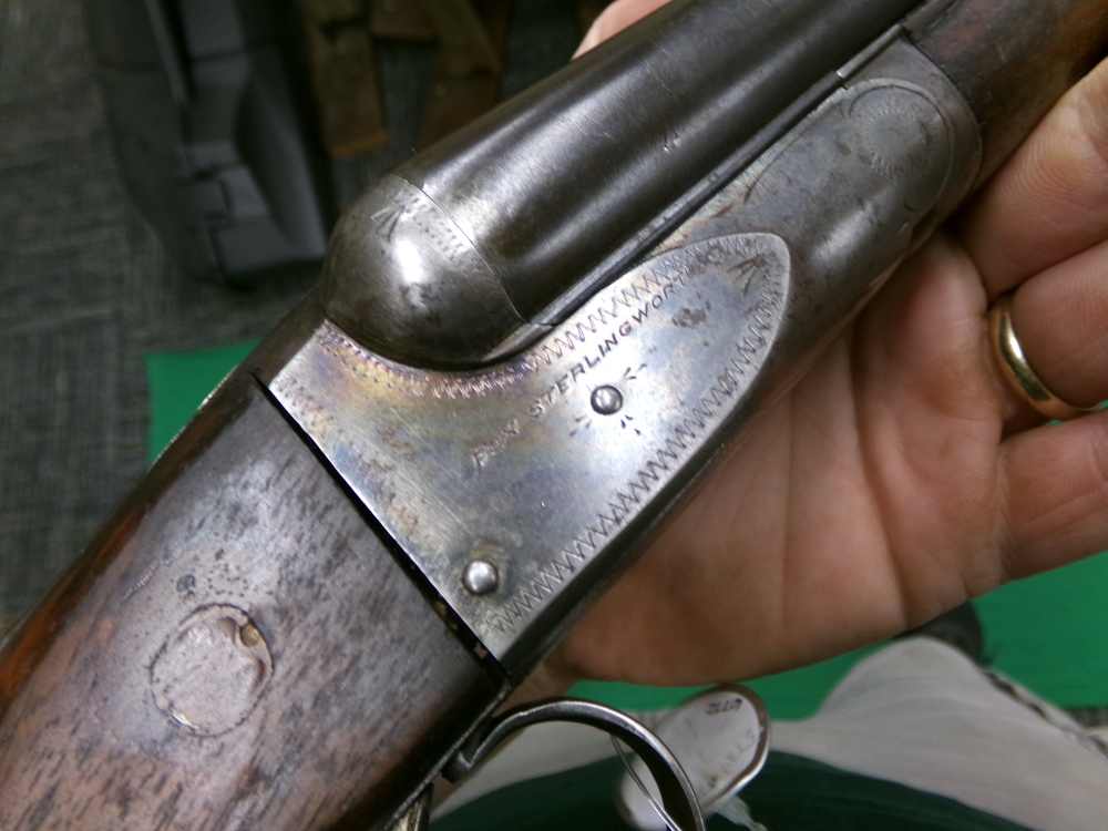 FOX STERLINGWORTH 20 GA SIDE BY SIDE MFG 1933 CASE COLORING AMERICAN DOUBLE-img-11