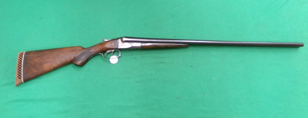 FOX STERLINGWORTH 20 GA SIDE BY SIDE MFG 1933 CASE COLORING AMERICAN DOUBLE-img-0