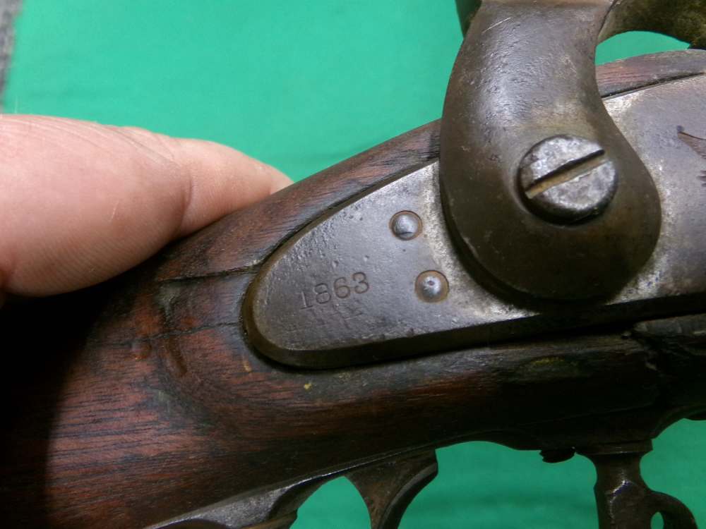 ALFRED JENKS & SON BRIDESBURG M1861 US CIVIL WAR MUSKET 58 CAL 1863 RARE-img-12