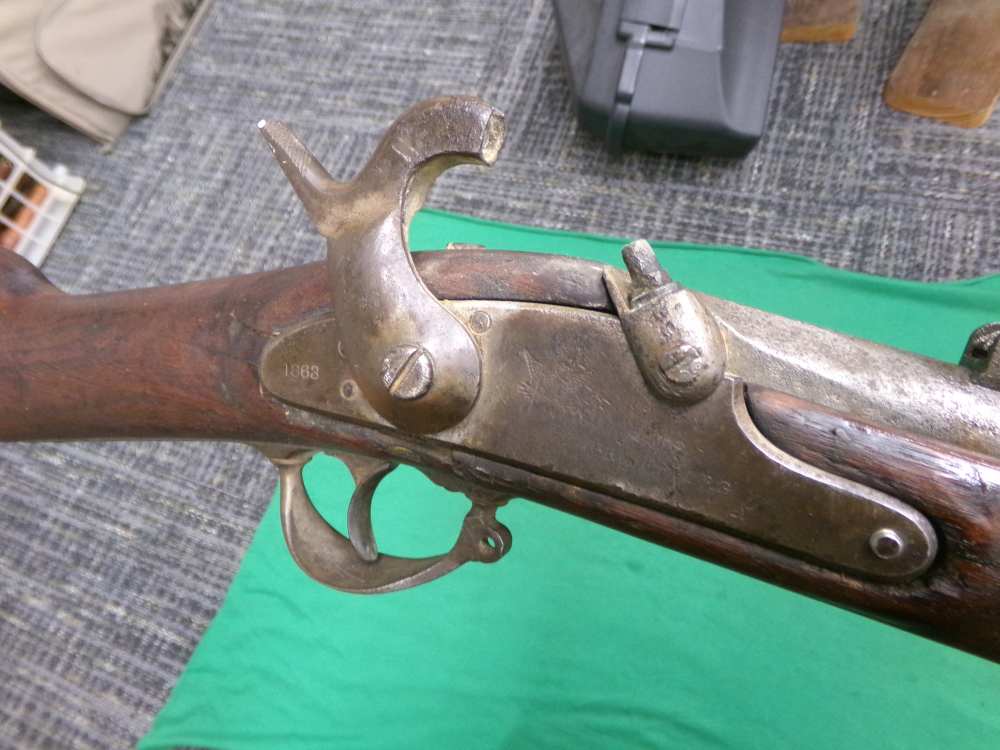 ALFRED JENKS & SON BRIDESBURG M1861 US CIVIL WAR MUSKET 58 CAL 1863 RARE-img-20