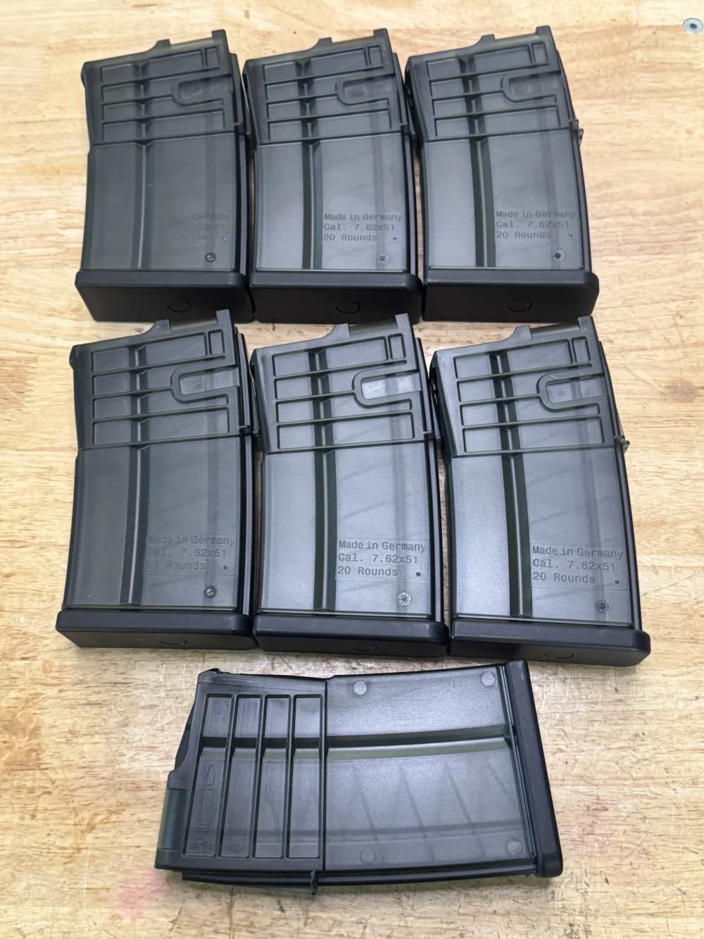 7 H&K MR762 A4 .308 Mags / Penny Auction -img-0