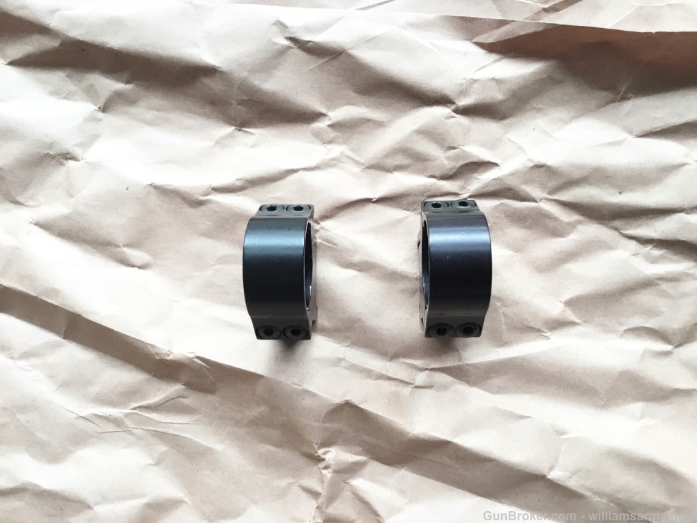 Light weight Heavy duty 1" scope rings with cross bars Picatinny pic rail -img-2