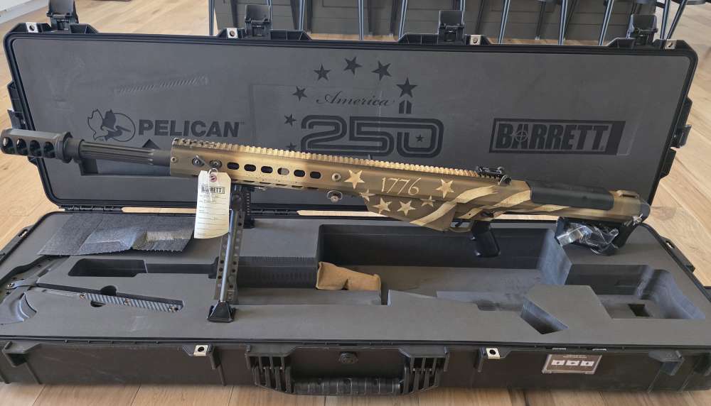 BARRETT M107A1 AMERICA 250 20" 50 BMG "FREEDOM" 1 OF 250-img-1
