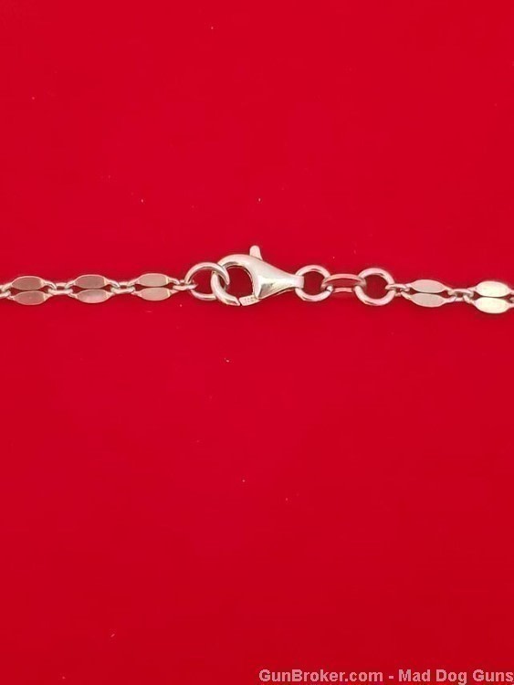 925 Sterling Silver Bib Necklace & Earrings. SS50. *REDUCED*-img-4