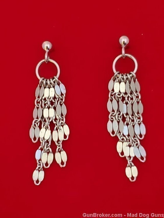 925 Sterling Silver Bib Necklace & Earrings. SS50. *REDUCED*-img-3