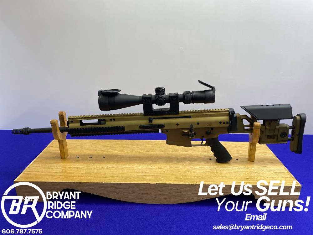 FN SCAR 20S 7.62x51mm NATO 20" FDE *EXCELLENT PRECISION SEMI-AUTO RIFLE*-img-0