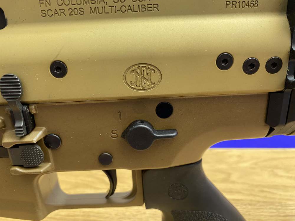 FN SCAR 20S 7.62x51mm NATO 20" FDE *EXCELLENT PRECISION SEMI-AUTO RIFLE*-img-8