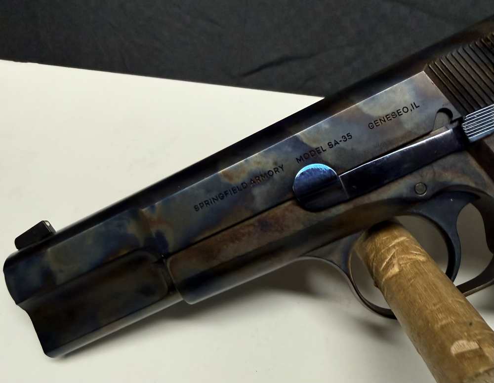 Springfield SA-35 9mm Hi Power Case Color Stag Grips Limited 73 OF 250-img-5