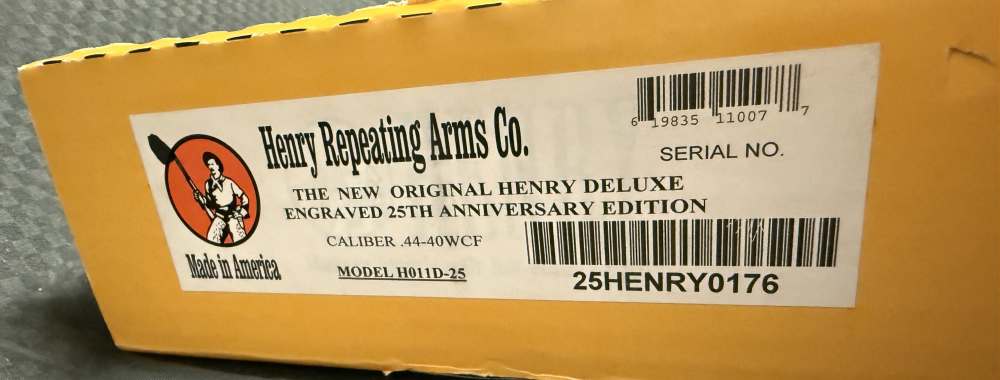 NEW HENRY ORIGINAL HENRY DELUXE 25TH ANNIVERSARY EDTION 44-40 176 OF 2500-img-10