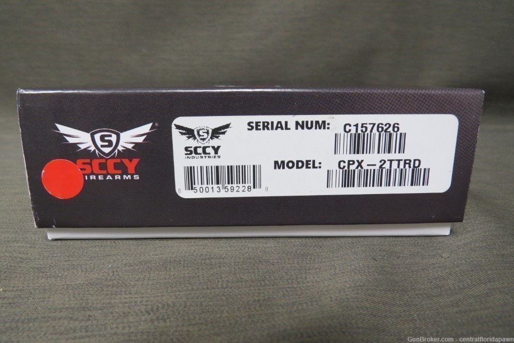 Sccy CPX-2TTRD 9mm Pistol CPX-2 Black STS CT Red Dot-img-6