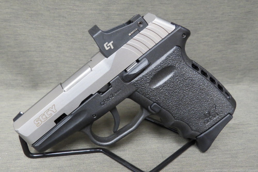 Sccy CPX-2TTRD 9mm Pistol CPX-2 Black STS CT Red Dot-img-1