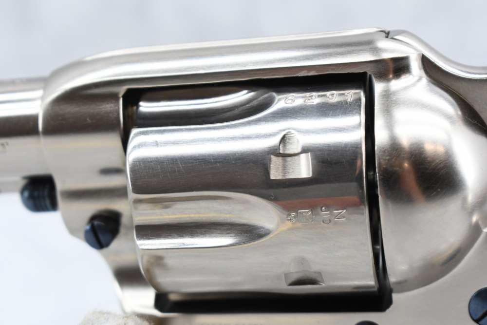 Taylor's Uberti 1873 Cattleman .45 Colt 5.5" Nickel Faux Ivory Box EX+-img-8