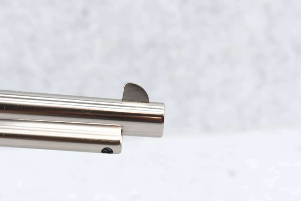 Taylor's Uberti 1873 Cattleman .45 Colt 5.5" Nickel Faux Ivory Box EX+-img-5