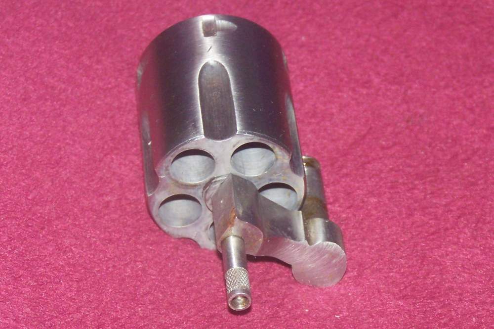 ROSSI 88 38 SPECIAL 5 SHOT CYLINDER & YOKE ASSEMBLY (STAINLESS)-img-2