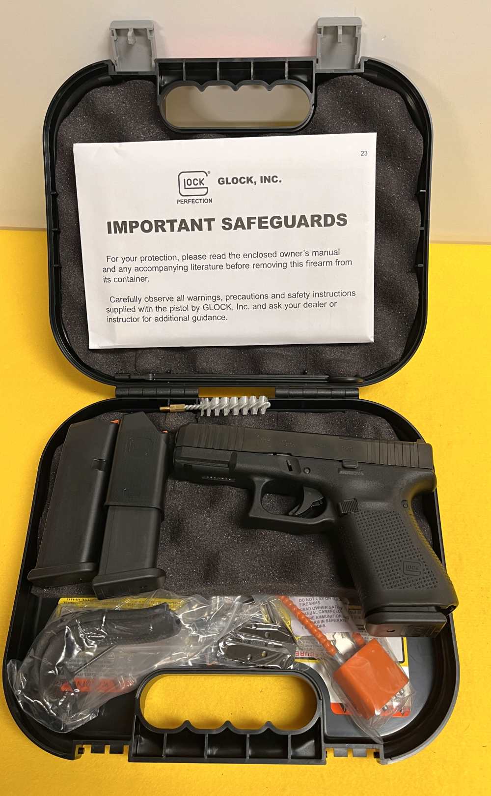 New Glock G19 Gen 5 MOS 9mm Pistol 15rd Mags Handgun Austria-img-28