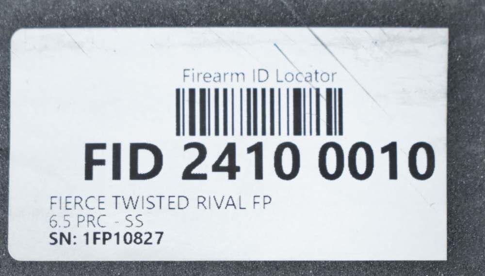 FIERCE TWISTED RIVAL FP APPEARS UNFIRED 22" 6.5 PRC LNIB PENNY SALE CARBON-img-12