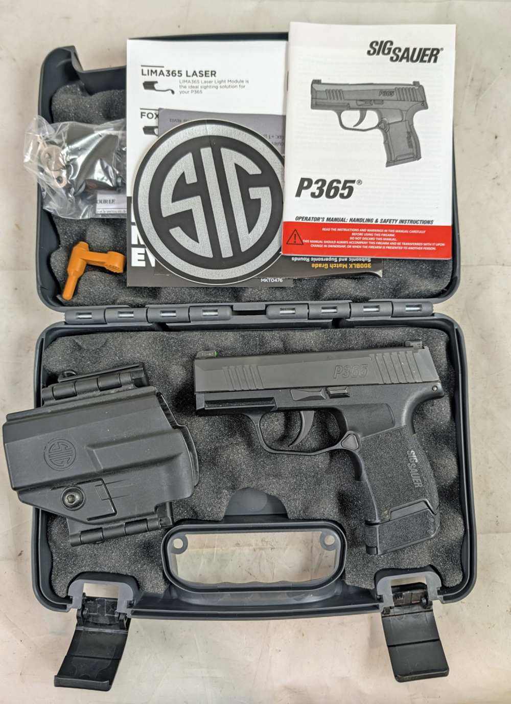 2019 Sig Sauer P365 9mm BXR3 3.1" 12+1 XRAY Sights 365 Holster-img-4