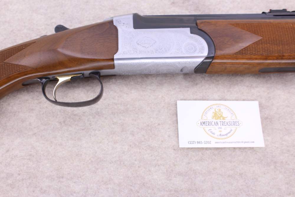 Traditions Over Under Field Gun 12ga/28" SST by Fausti Italy Engraved-img-3