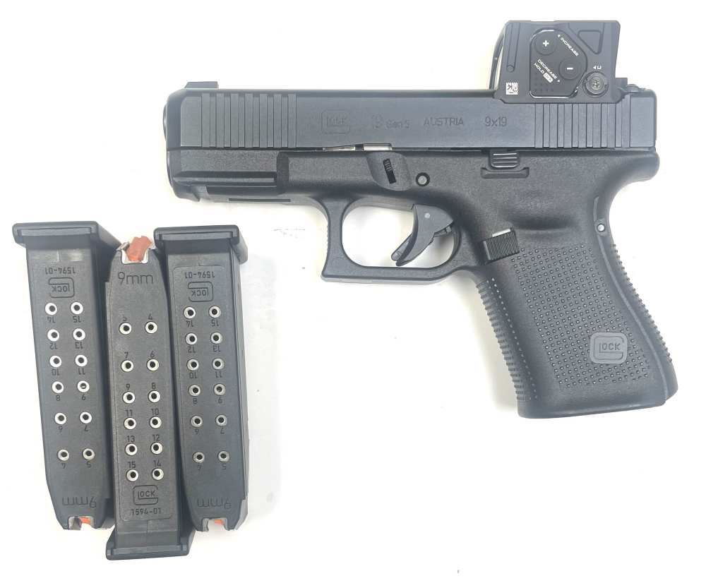 Glock G19 Gen5 4.02” 9mm – Black – Aimpoint Sight-img-3