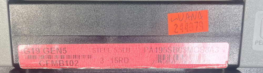 Glock G19 Gen5 4.02” 9mm – Black – Aimpoint Sight-img-4