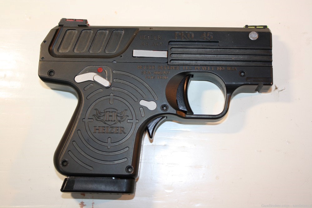Heizer PKO45 semi-automatic pistol in .45 acp, VERY RARE and NEW IN BOX-img-1