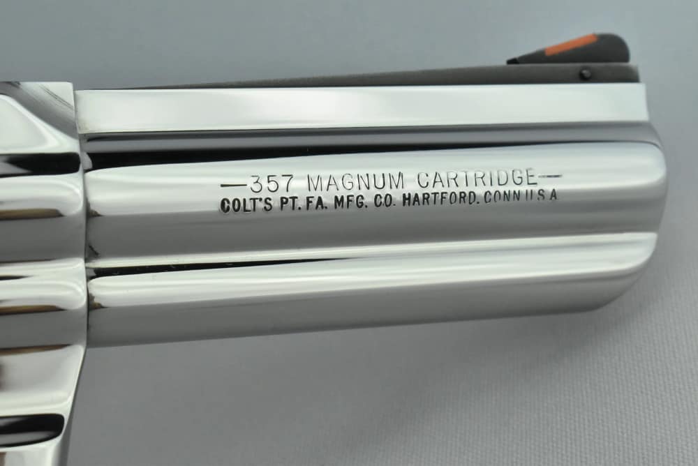 1991Colt King Cobra with Factory ULTIMATE Bright Stainless Finish AA3041 4"-img-14