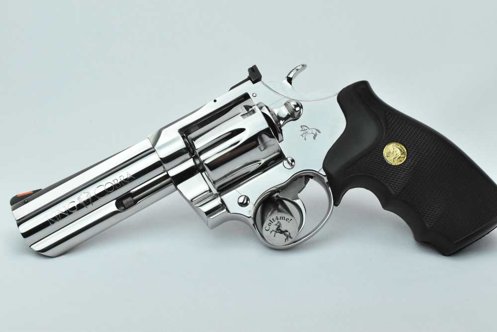 1991Colt King Cobra with Factory ULTIMATE Bright Stainless Finish AA3041 4"-img-2