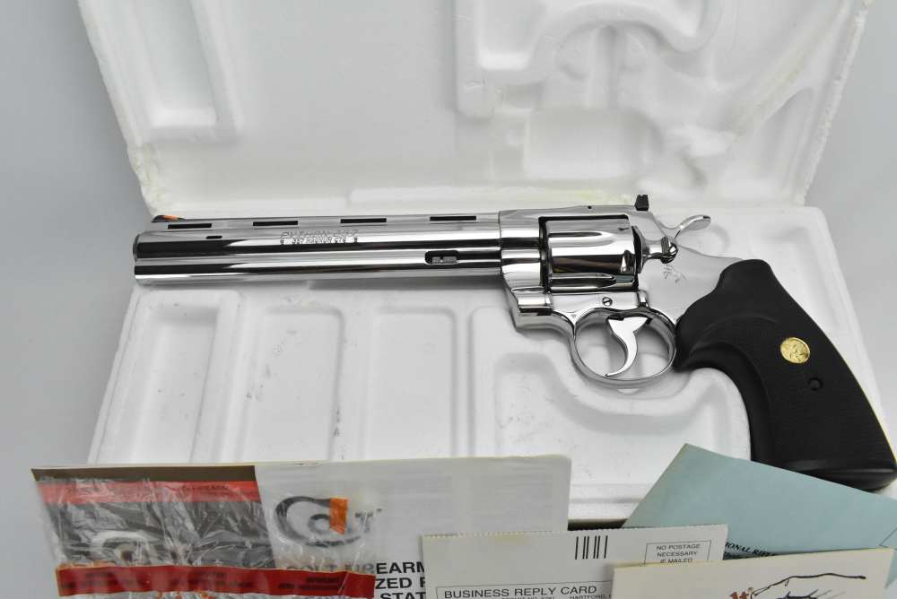 1989 FACTORY ULTIMATE Bright Stainless Steel 8" Python I3081 DOUBLE PORTED -img-37