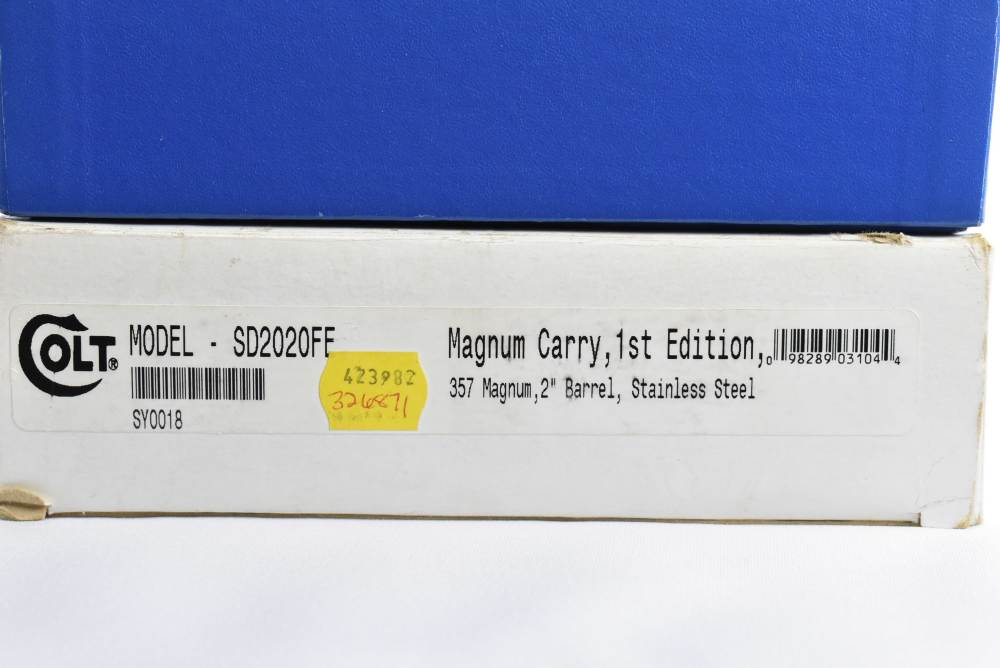 Serial #18 Colt Custom Shop MAGNUM CARRY First 1st Edition .357 SD2020FE-img-28