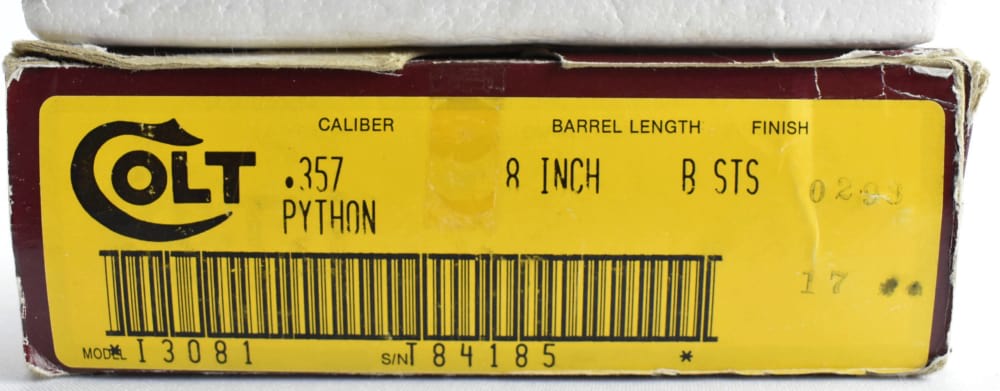 1989 ULTIMATE  Bright Stainless Colt Python .357 Mag w Original Box I3081 -img-41