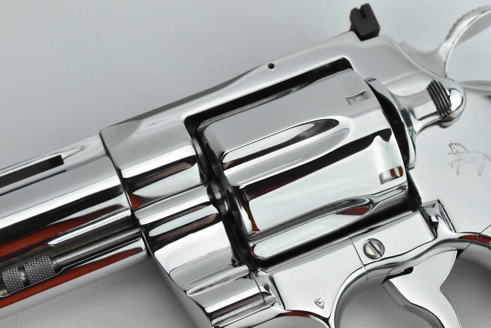1989 ULTIMATE  Bright Stainless Colt Python .357 Mag w Original Box I3081 -img-5