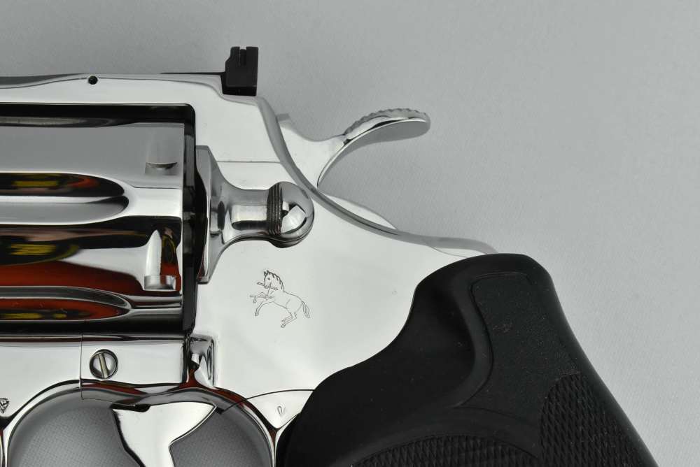 1989 ULTIMATE  Bright Stainless Colt Python .357 Mag w Original Box I3081 -img-3
