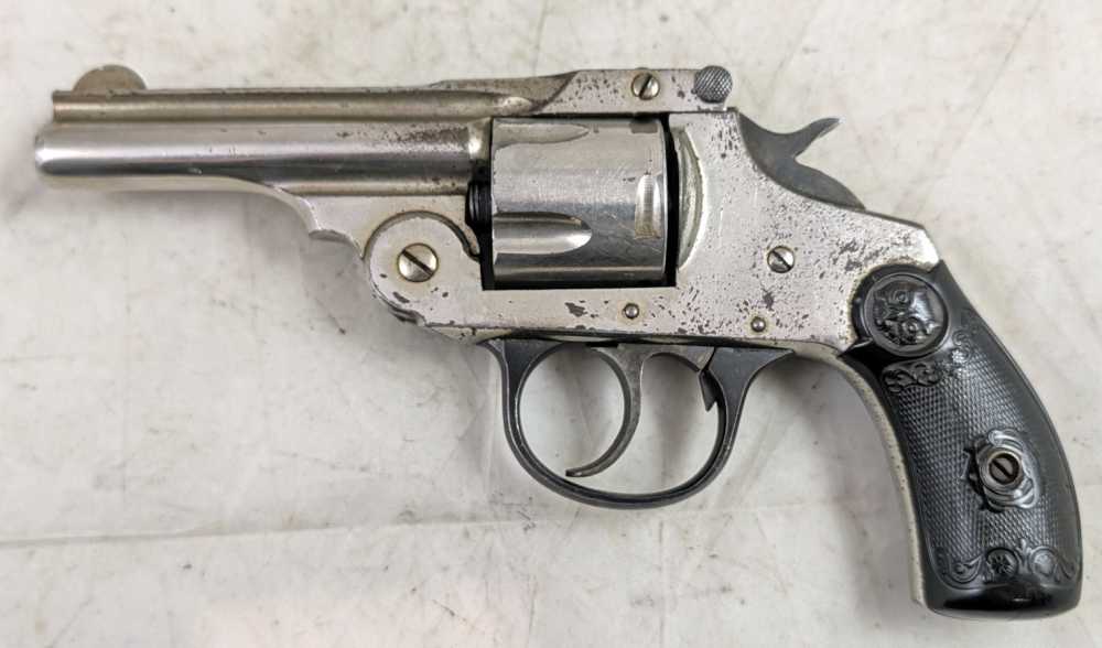 1890s Iver Johnson Arms & Cycle Works Safety Automatic 38 S&W 3.25"-img-1