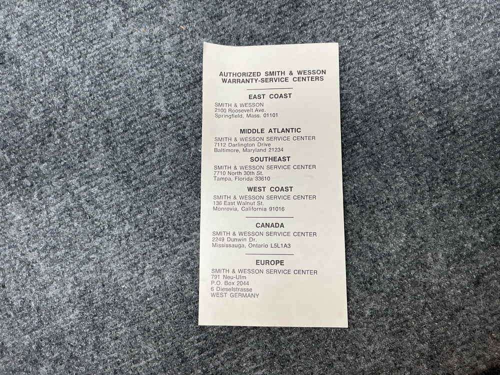 Used Smith & Wesson Model 17-3 with Original box *PENNY*-img-17
