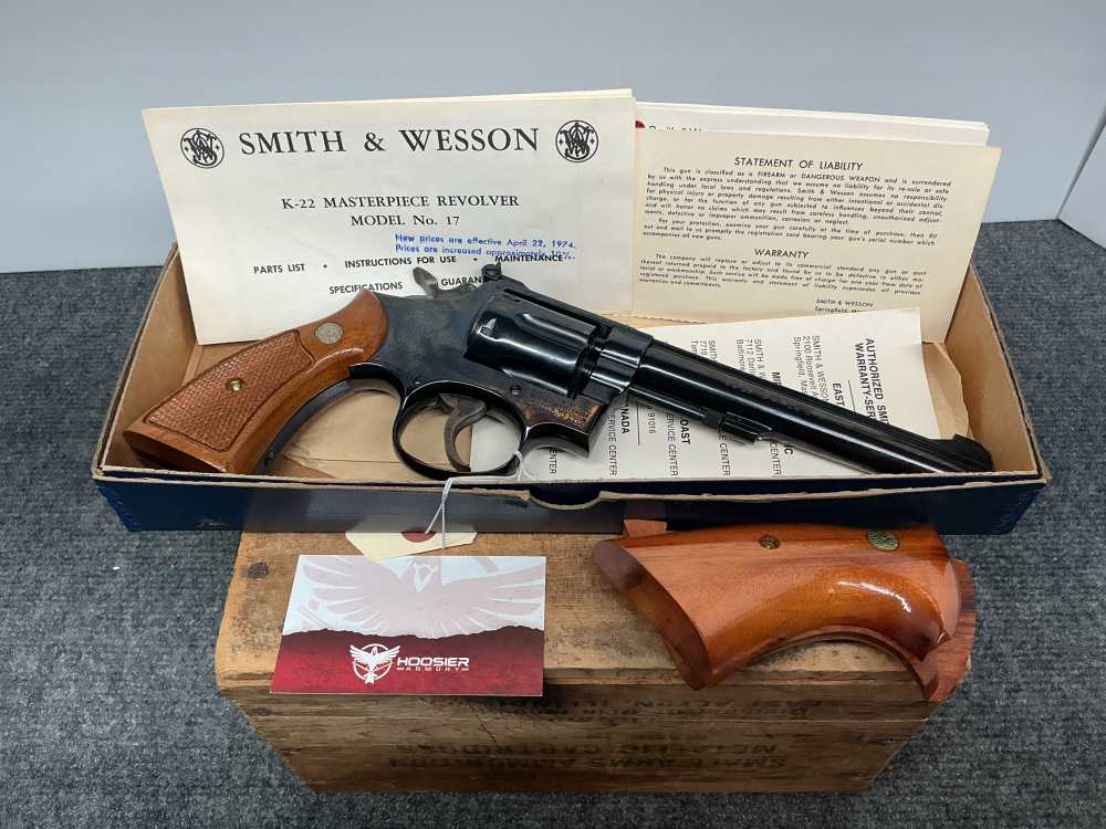 Used Smith & Wesson Model 17-3 with Original box *PENNY*-img-0