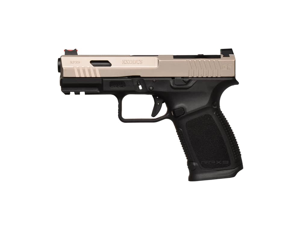 GFORCE ARMS RPX9 9MM 15+1 RND 4" BRL TAC NICKEL & BLACK-img-1