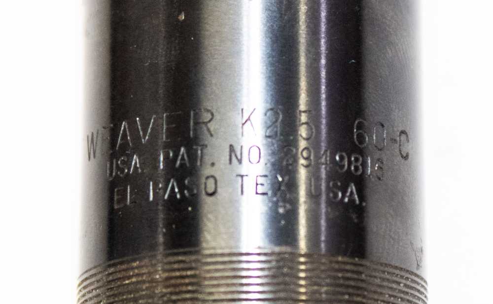 Weaver K2.5 (60-C) Fine Crosshair Reticle 1" Scope El Paso MFG Vintage -img-2