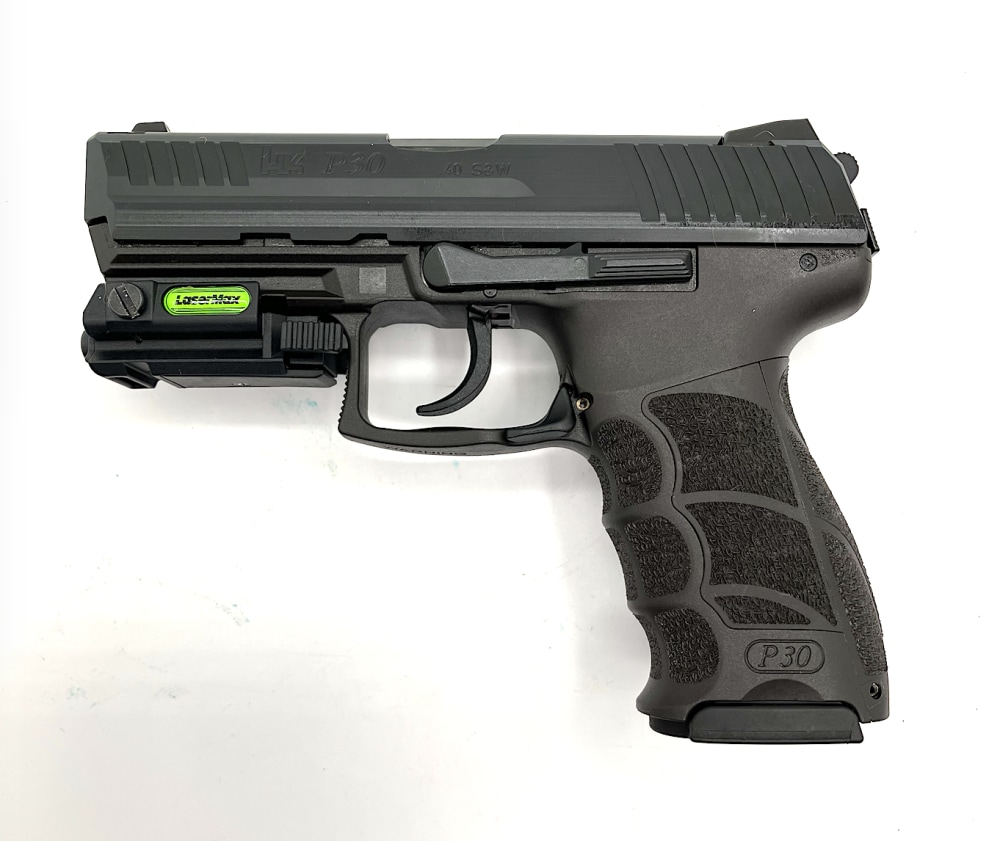 HECKLER & KOCH (HK) P30 V3 w/ Green LaserMax, Factory Box, Grips & 2 Mags-img-1