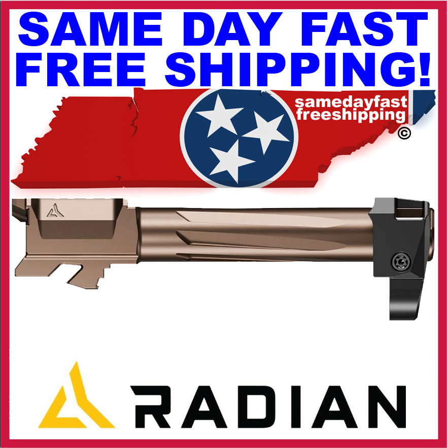 Radian AFTERBURNER RAMJET Gen5 G19 G19X G45 Compensator Barrel BRONZE R0832-img-5