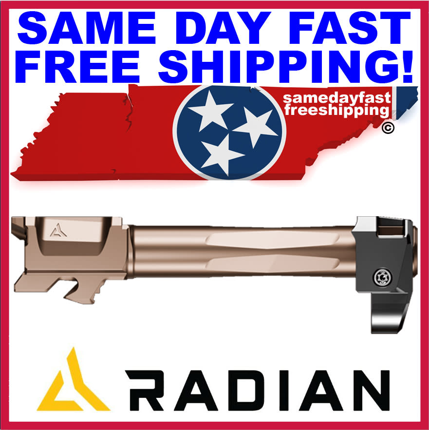 Radian AFTERBURNER RAMJET Gen5 G19 G19X G45 Compensator Barrel BRONZE R0832-img-0