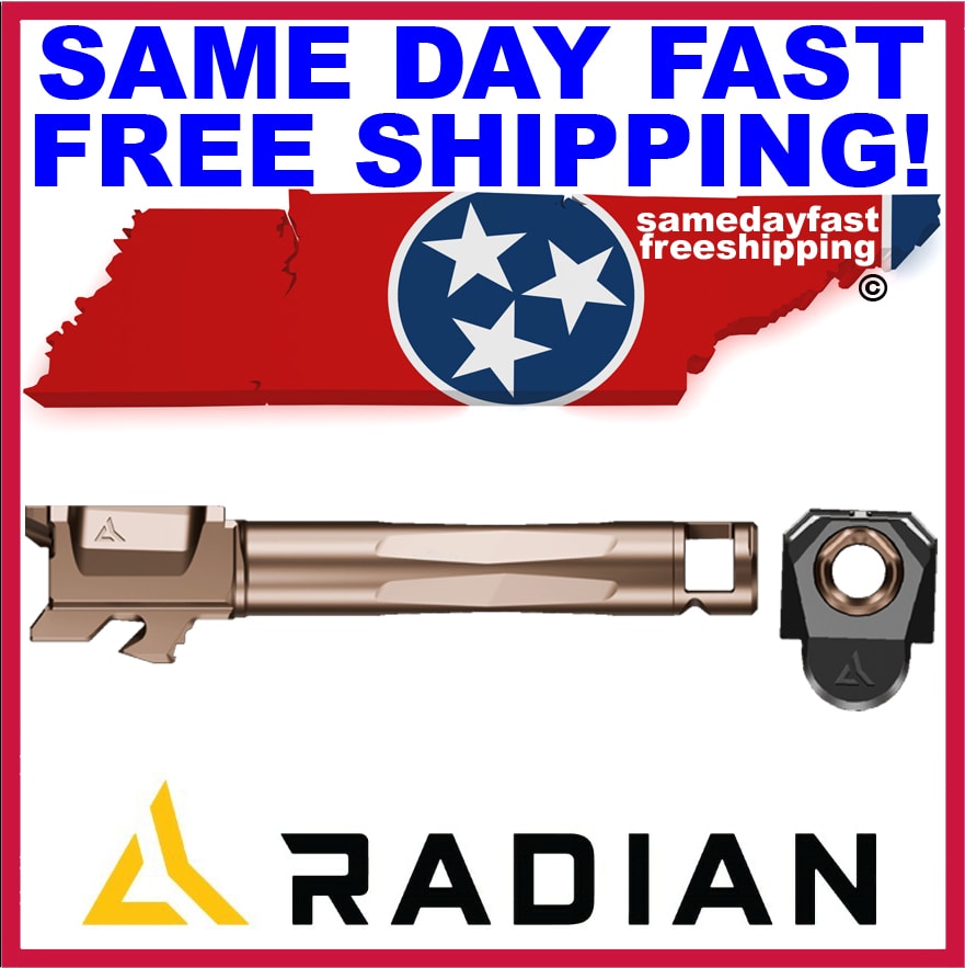 Radian AFTERBURNER RAMJET Gen5 G19 G19X G45 Compensator Barrel BRONZE R0832-img-3