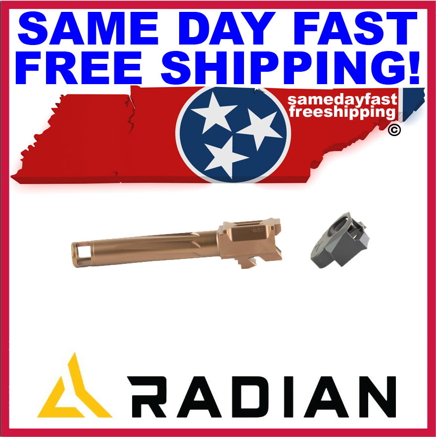 Radian AFTERBURNER RAMJET Gen5 G19 G19X G45 Compensator Barrel BRONZE R0832-img-7