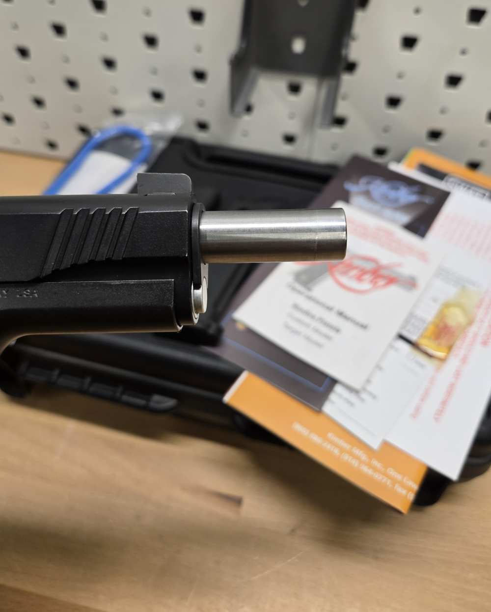 Kimber Rimfire Target 1911 5" Black 3, 10rd Mags Adj. Target Sight, Case-img-5