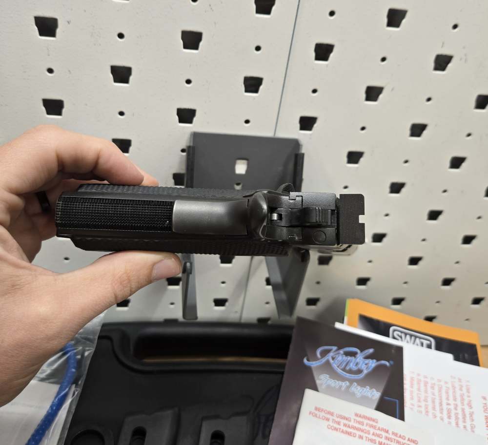 Kimber Rimfire Target 1911 5" Black 3, 10rd Mags Adj. Target Sight, Case-img-4