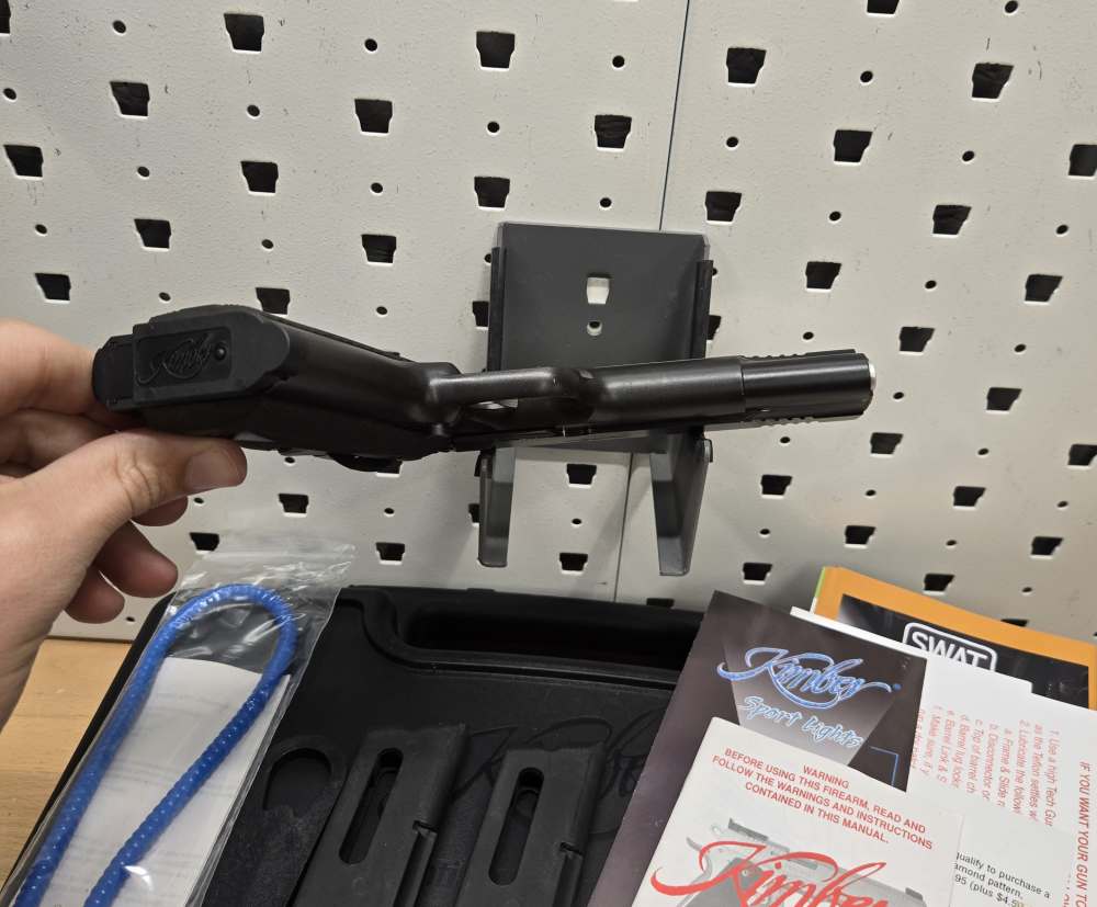 Kimber Rimfire Target 1911 5" Black 3, 10rd Mags Adj. Target Sight, Case-img-3