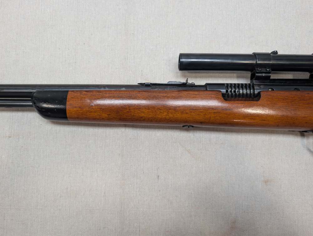 Stevens Model 87B .22 Rifle 23" Barrel Weaver V22 875 Tip-Off Scope Good-img-6