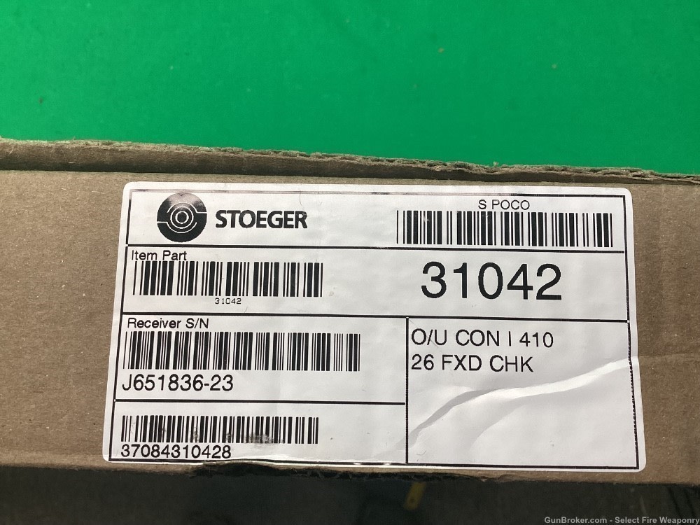 NIB Stoeger Condor .410 26” Over Under Shotgun F/F Fixed Choke 31042-img-10