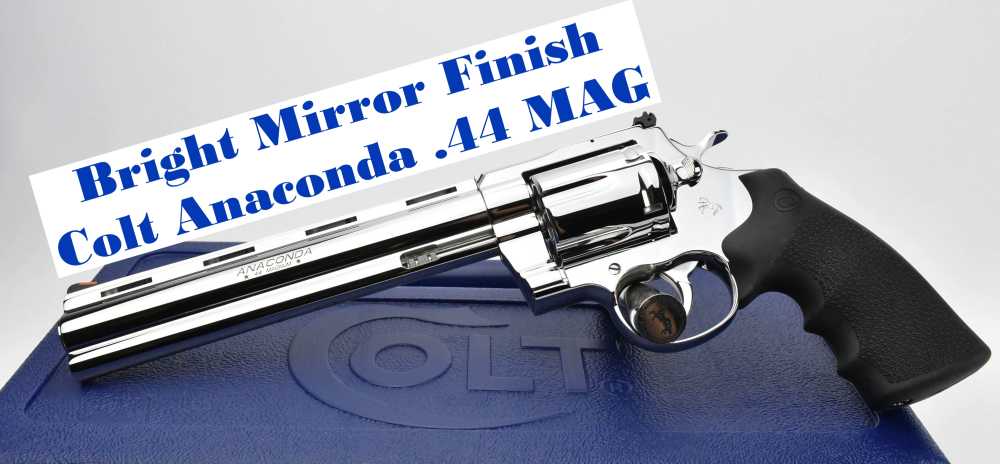 BRIGHT POLISHED Stainless Colt ANACONDA .44 Mag ANACONDA-SP8RTS - Brand New-img-0